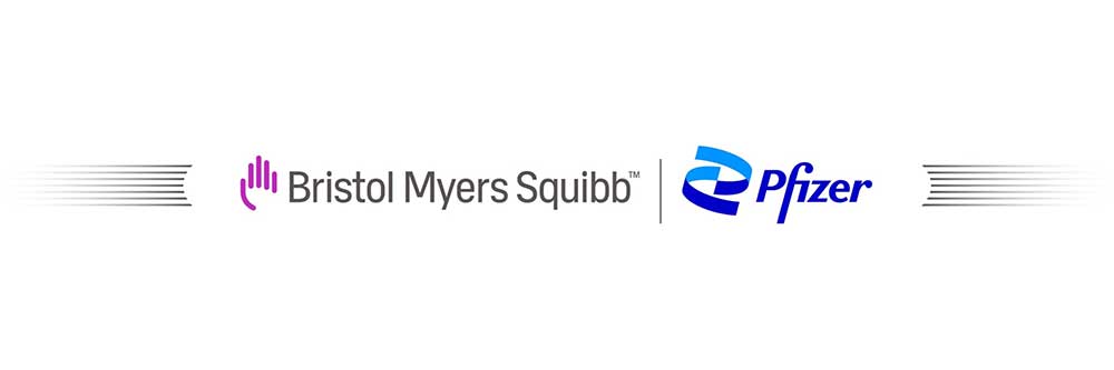 Logo Bristol Myers Squibb und Pfizer